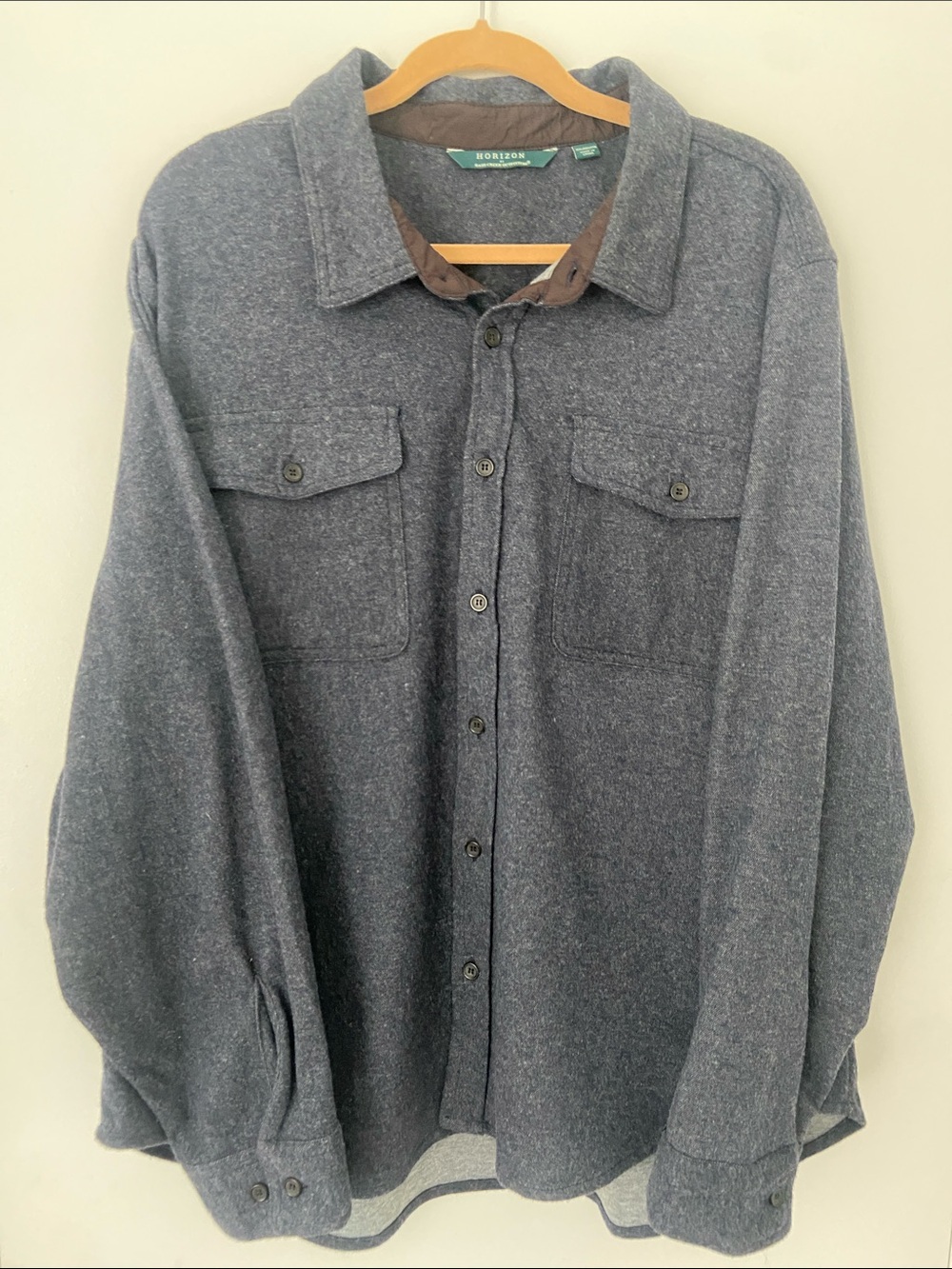 Horizon by Bass Creek Men’s Charcoal Button-Up Shirt Jacket